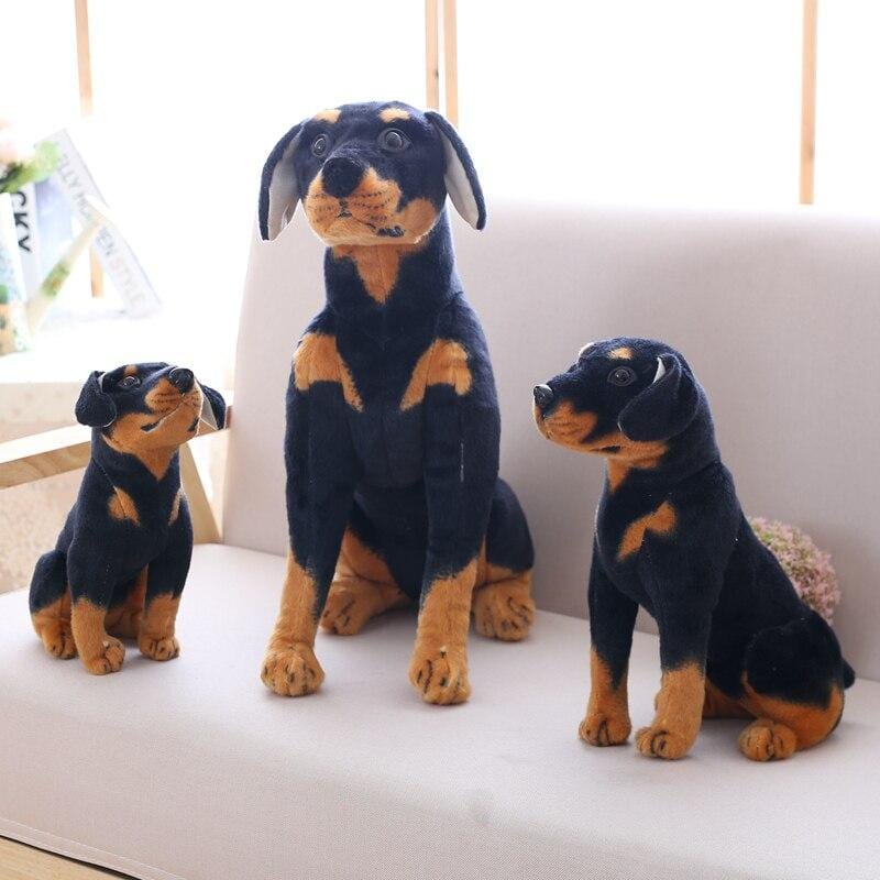 Perro Peluche Rottweiler