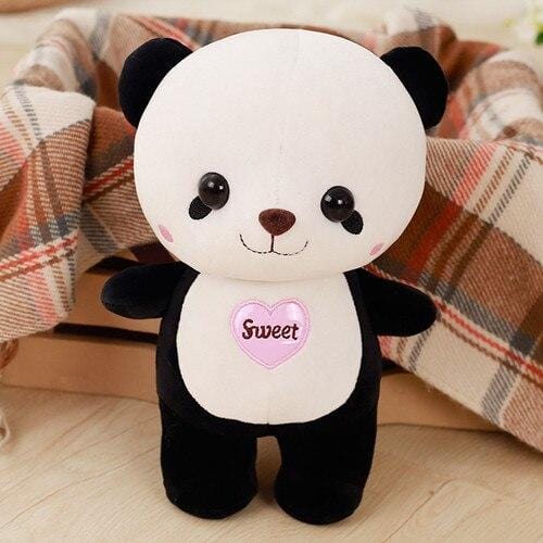 Panda Heart Plush