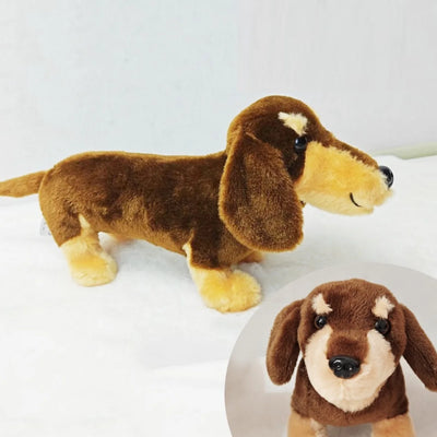 Peluche Teckel Marron