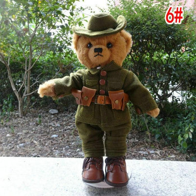 Teddy Bear with Military Suit