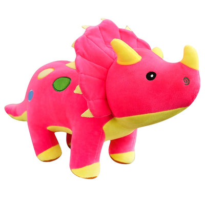 Dinosaurio de peluche triceratops