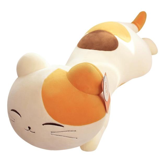 White and Orange Cat Plush