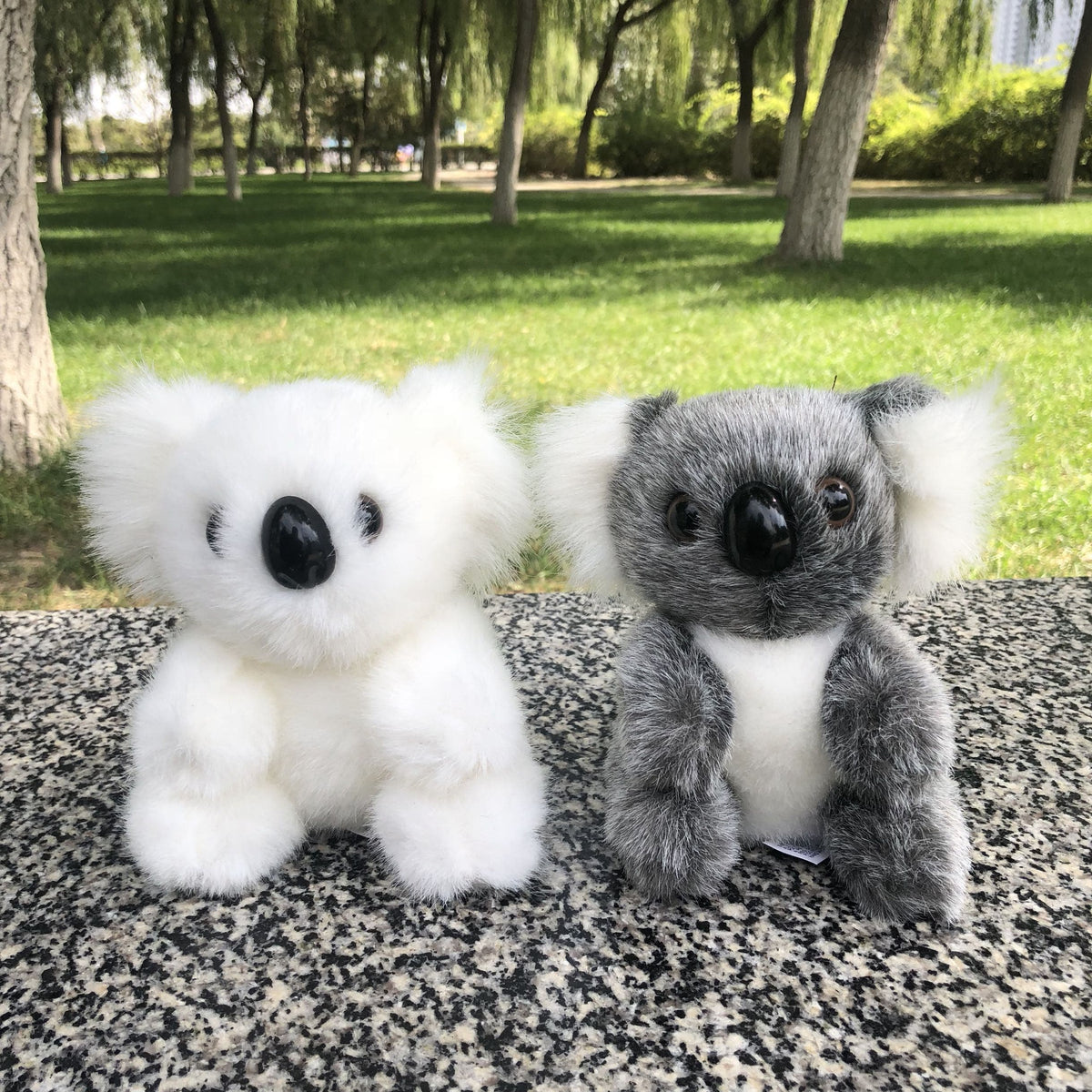 Peluche Koala Small Foot - 28 Cm - Blanc Et Gris - Fabrication Allemagne - Neuf Sous Blister
