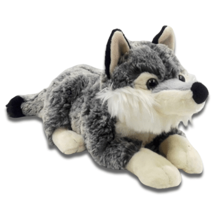 Realistic Wolf Plush Fantasy Plush Toys Peluches Fantas a