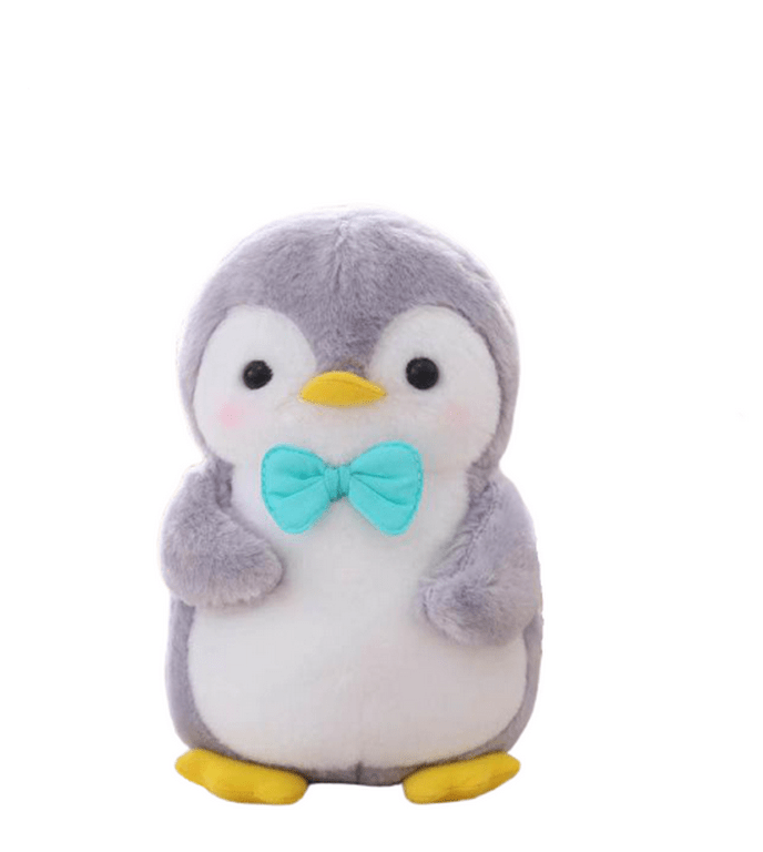 Gray Penguin Plush Fantasy Plush Toys Peluches Fantas a