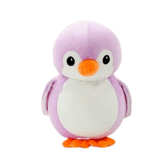 Peluche Pingüino Violeta