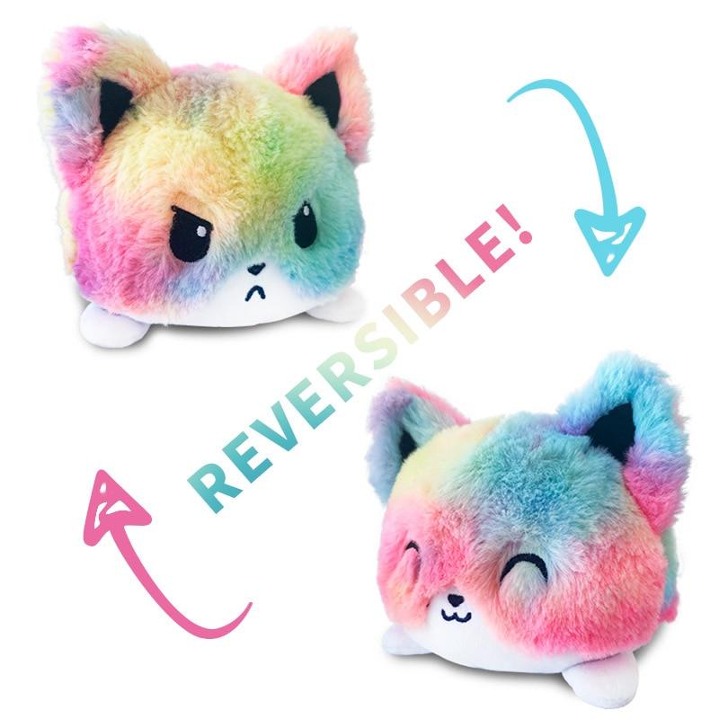 Peluche Reversible Gato Peluches Fantasía