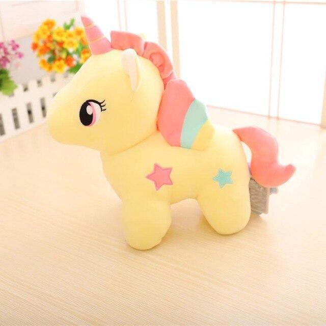 Peluche Unicornio Amarillo