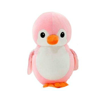 Pinguino Rosa Peluche