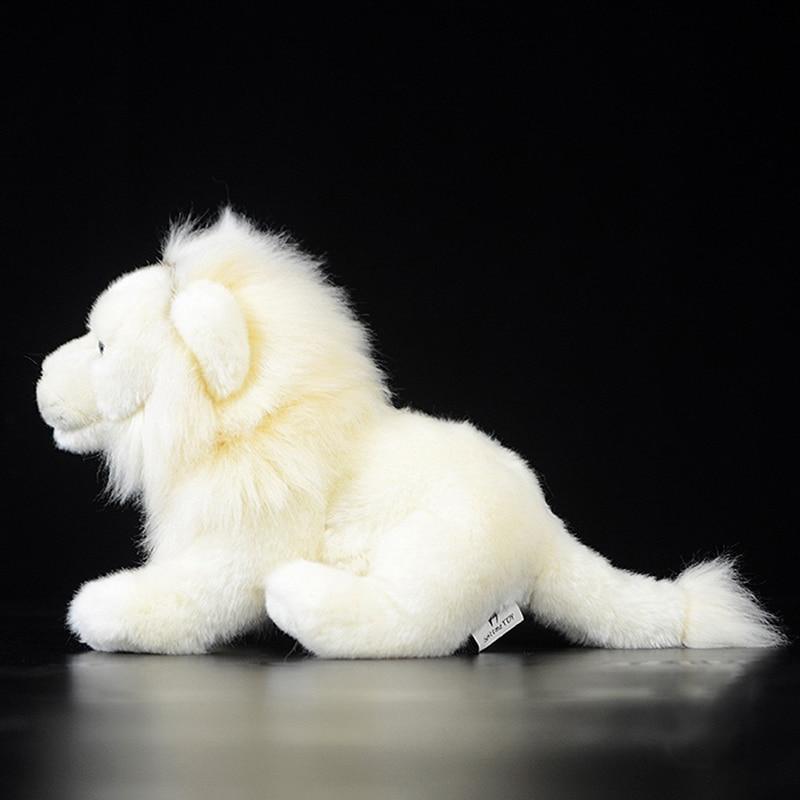 Peluche Lion Blanc  Jouets en peluche fantaisie - Peluches Fantasía