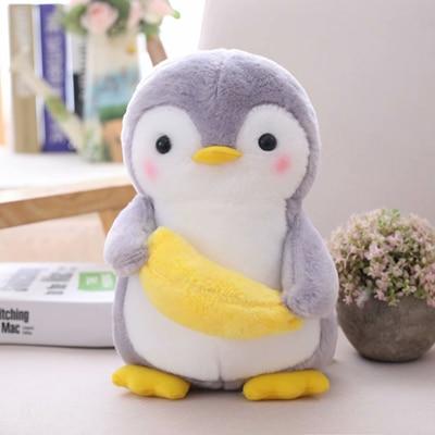 Gray Penguin Plush