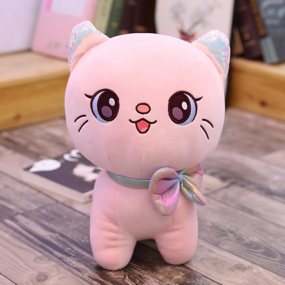 Pink Cat Plush Fantasy Plush Toys Peluches Fantasía